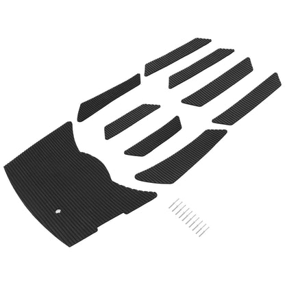 Solidspare For Yamaha VX/VX1100 Cruiser 2005-2009 Traction Mats Foot Pads Plastic EVA Black