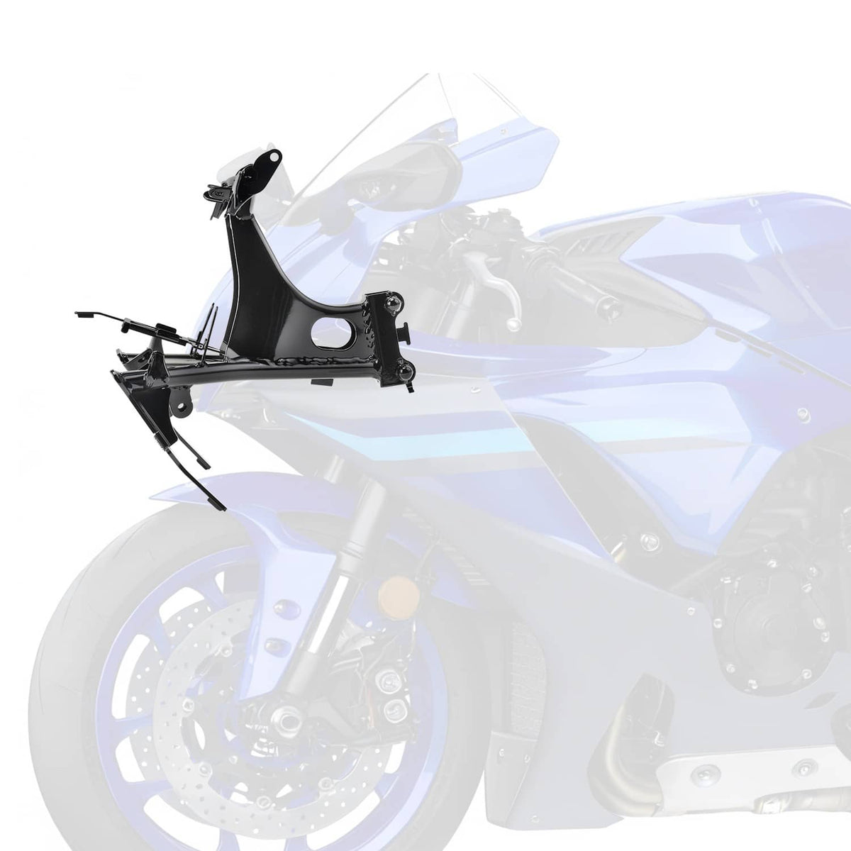 Solidspare Upper Headlight Stay Fairing Bracket Fit For Yamaha YZF-R7 YZFR7 2022-2025 Black