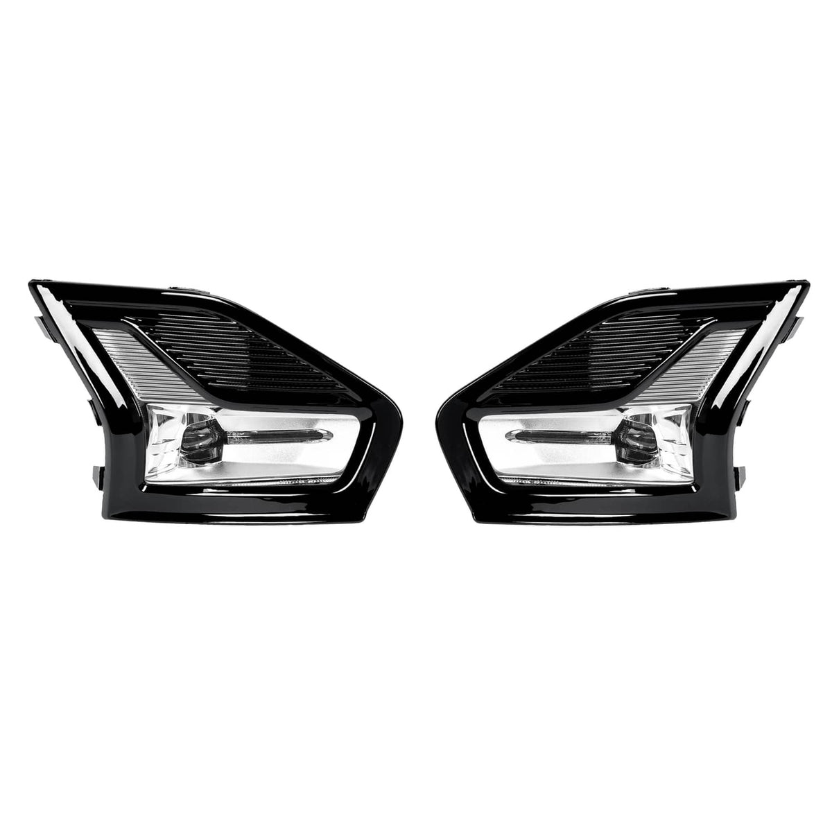Solid Spare For Ford Fusion 2019-2020 LED Fog Lights Driving Lamps w/Bezel Wiring Left+Right