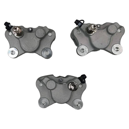 Solidspare Front Rear Brake Calipers With Pads For Arctic Cat 250 300 375 400 450 500