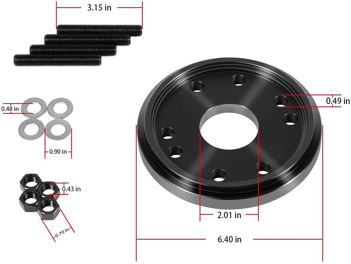 Solid Spare Rear Crankshaft Seal & Wear Sleeve Installer for Cummins 3.9L,5.9L,6.7L,ISC 8.3L