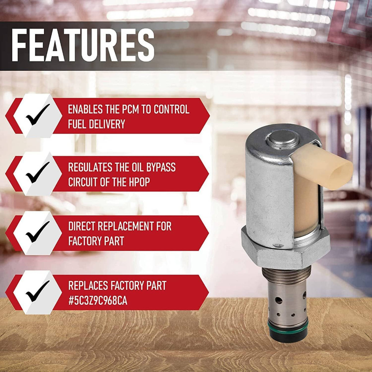 Solidspare Motorcraft IPR Injection Pressure Regulator Valve for 2005-2010 Ford 6.0L CM5126
