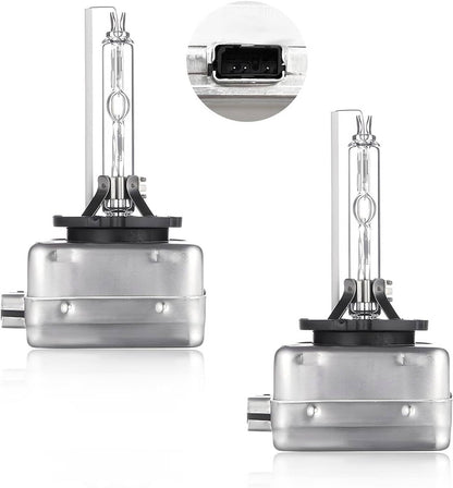 Solidspare 2Pcs D1C D1S D1R 6000K White HID Xenon Headlight Light Bulbs OEM Replacement New