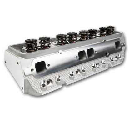 Solidspare Complete Aluminum Cylinder Head For SBC Chevy 350 190cc 64cc 2.02/1.60 Angle