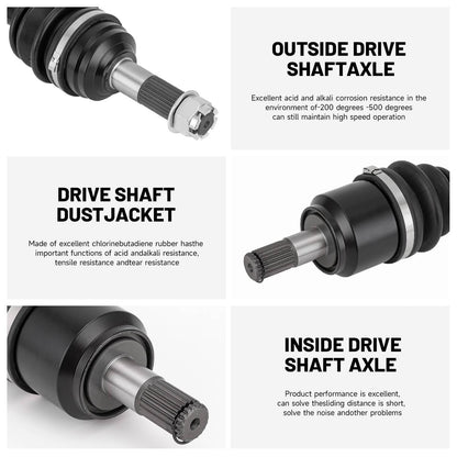 Solidspare Front Left Right CV Axle Shaft Assembly For Honda FourTrax Foreman 520 2020-2024
