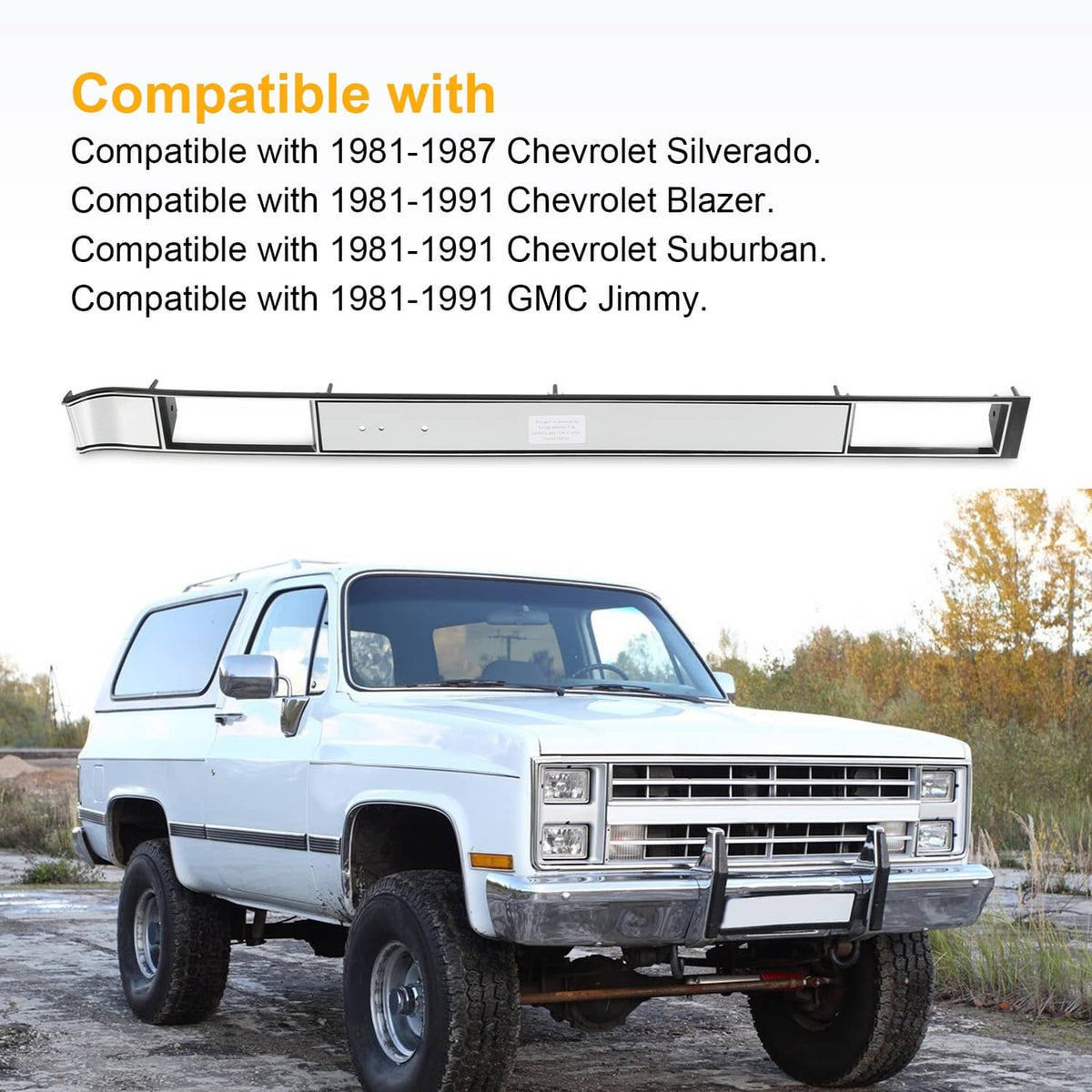 Solidspare Aluminum Dash AC Vent Plate Brushed For 1981-1987 Chevy silverado pickup truck