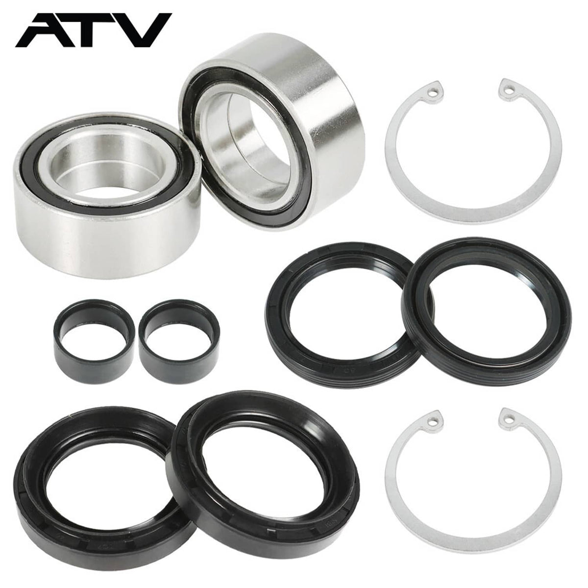 Solidspare For HONDA Rancher 400 420 TRX420 Front Wheel Bearing & DUST Seal 2004-2014