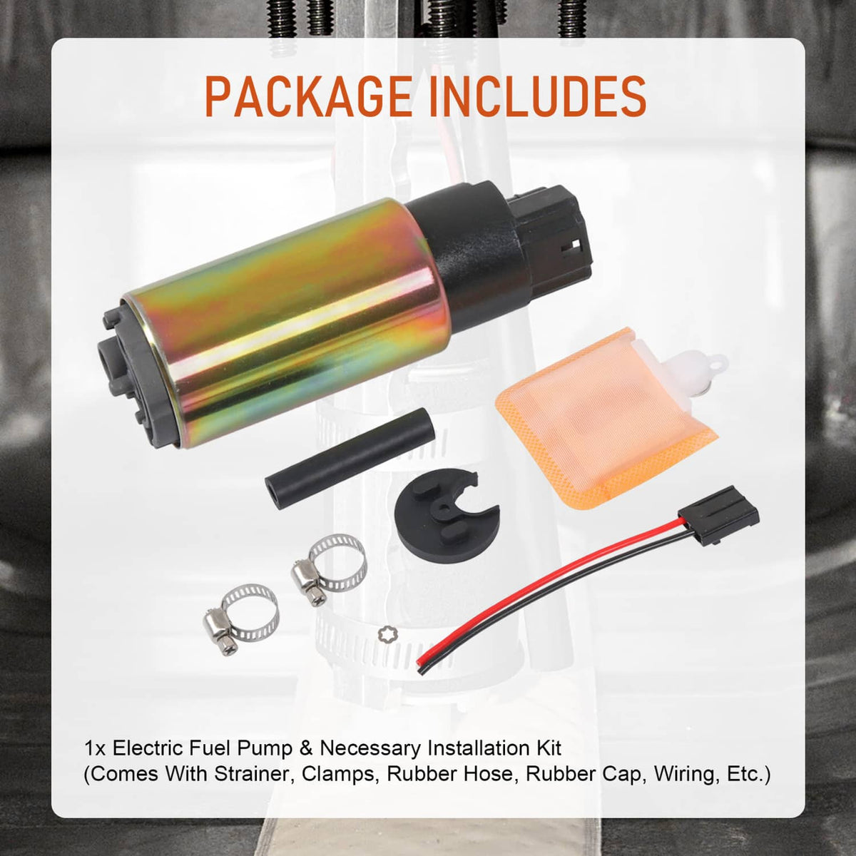Solidspare PREMIUM HIGH QUALITY FUEL PUMP WITH STRAINER KIT FOR HONDA VEHICLES VARIOUS NEW