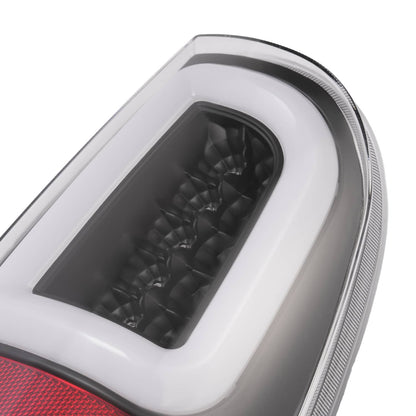 Solid Spare Black LED Tube Tail Lights Lamps For Ford F250 F350 F450 SD SuperDuty 2008-2016