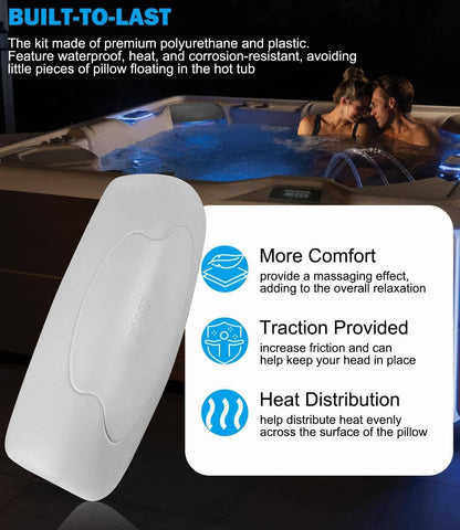 Solid Spare 72597 Spa Neck Pillow fits for 2002-2007 Hot Spring Hot Tubs & Spas 72596 73339