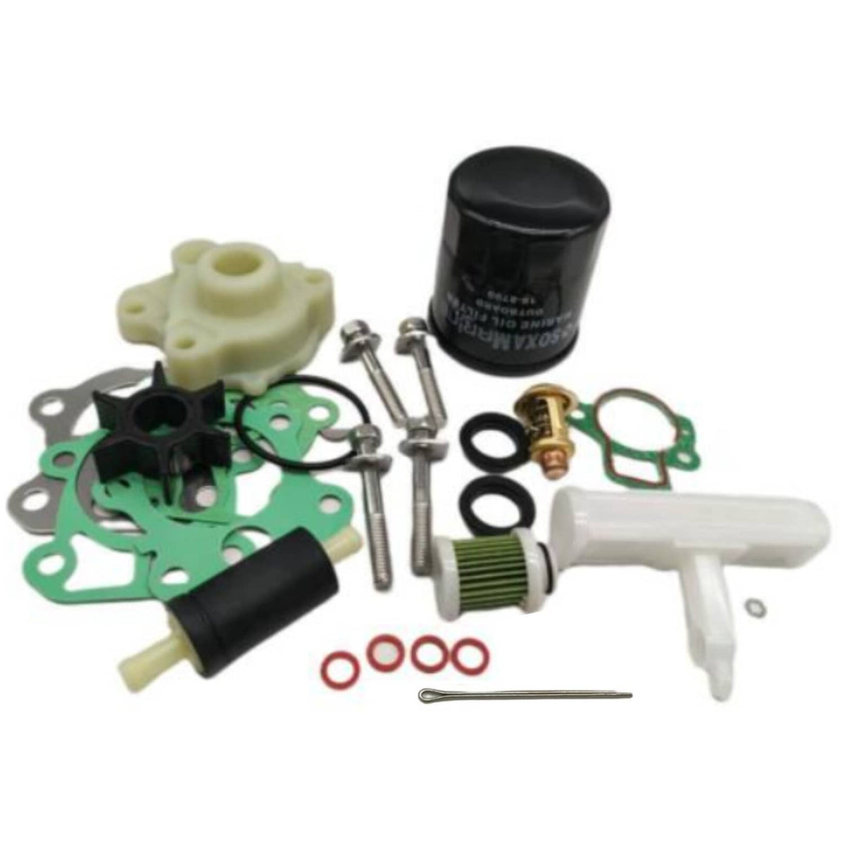 Solid Spare Yamaha 4-Str FT50G FT50J FT60D FT60G Outboard Maintenance Kit w/ Oil Fuel Filter