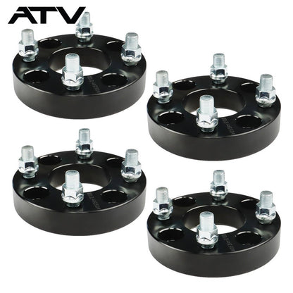 Solidspare 4PCS 1" 4x4 Wheel Spacers 4x101.6 1/2"x20 for Golf Cart  GO GO Club Car ATV