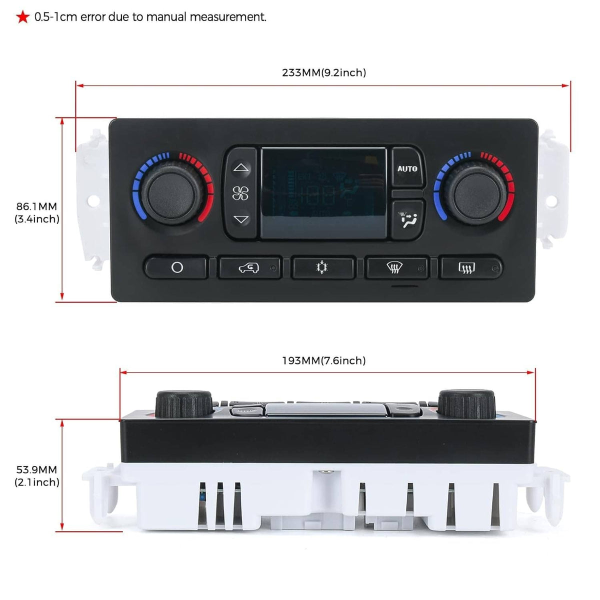Solidspare AC Heater Climate Control Module 599-009 For 2003-2007 Chevy GMC Improved Design