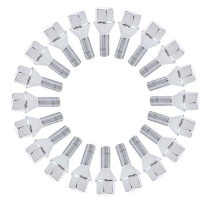 Solidspare M12x1.25 20Pcs Wheel Lug Nuts For Jeep Cherokee Compass Dodge Dart Chrysler 200
