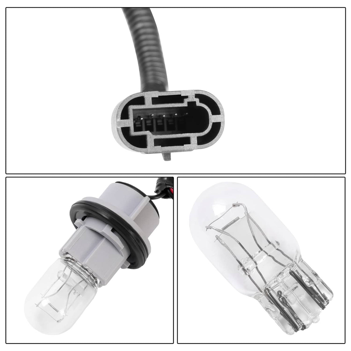 Solid Spare For 2017 2018 2019 GMC Acadia LED Tail Light Assembly Outer Right Passenger Side