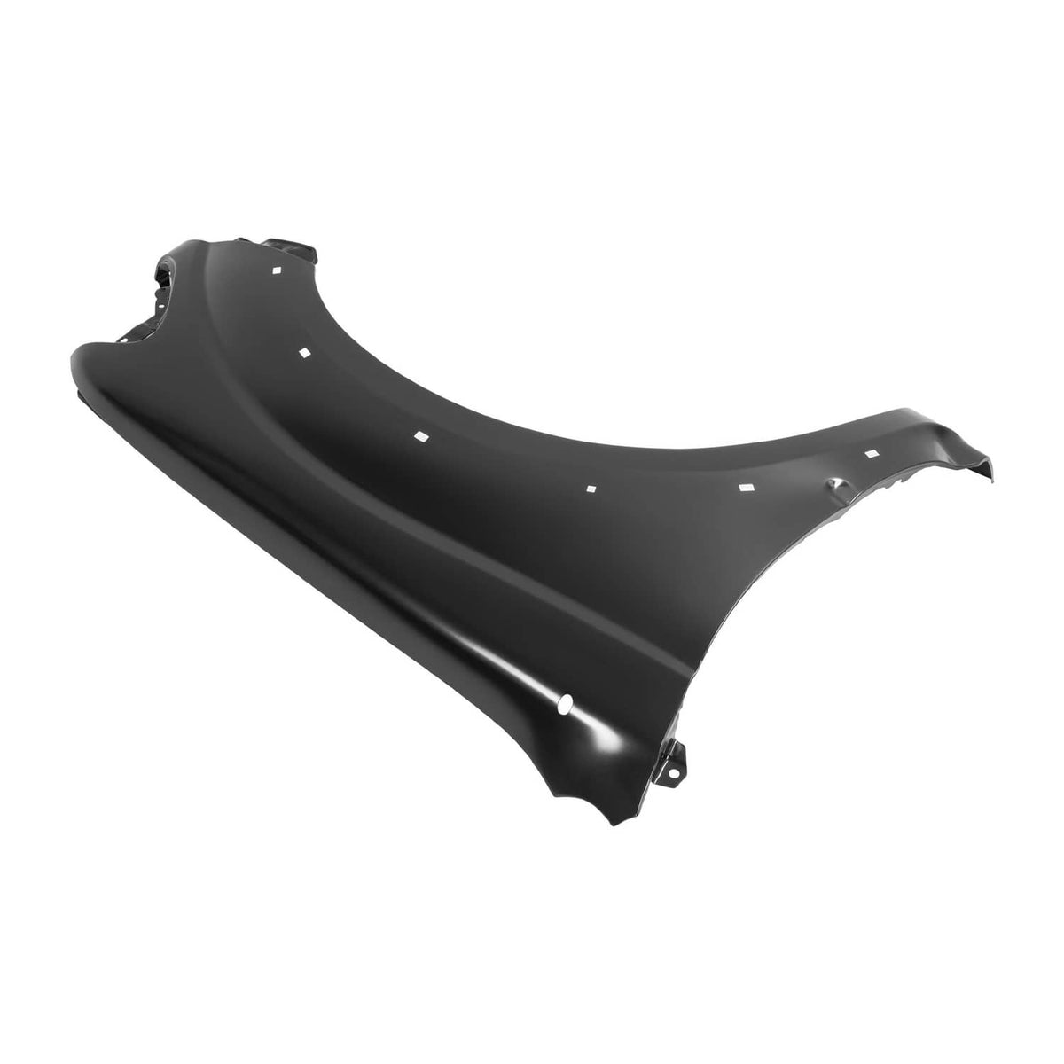 Solid Spare Front Fender For 2001-2004 Toyota Tacoma Passenger Side Black Steel TO1241188