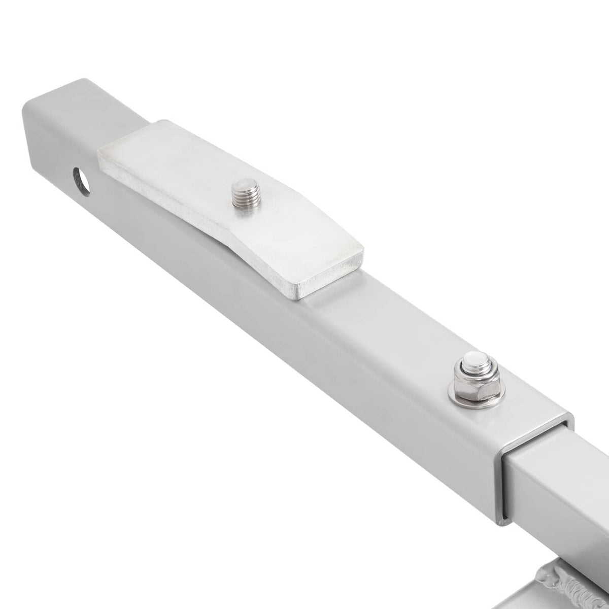 Solid Spare 2" Receiver Aluminum Fishing Cart Caddy Hitch Mount Bracket For Outdoor Hauling