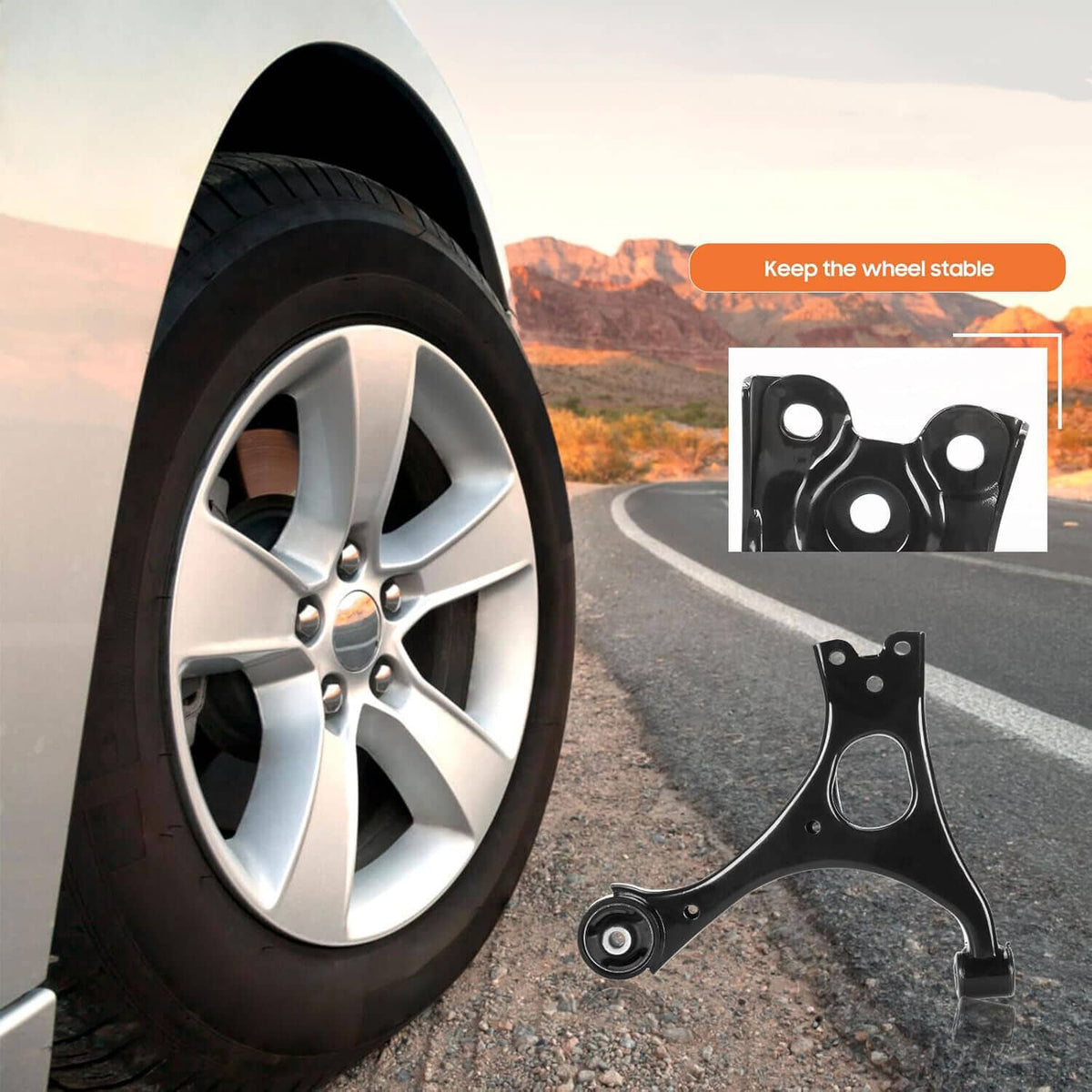 Solidspare 14Pcs Suspension Kit Front Lower Control Arms for Honda Civic 2006-2011 K620383