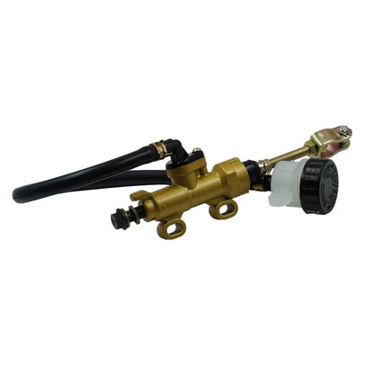 Solidspare SILVER Rear Brake Master Cylinder Pump For Motorcycle Go Kart ATV Dirt Pit Bike