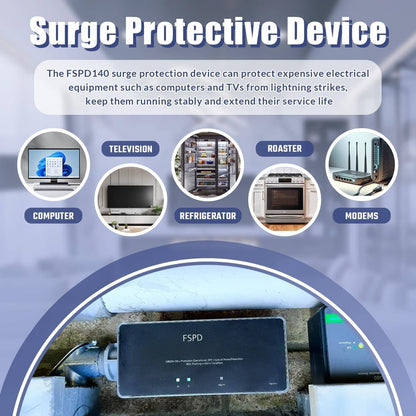 Solidspare Replace for FSPD140 Surge Protection Device, Level 2 Rated for 140,000 Amps