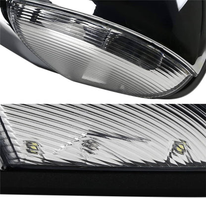 Solidspare Left Side Mirror For 2013-2019 Ram 1500 Chrome Power Fold+ Heated+Temper Sensor
