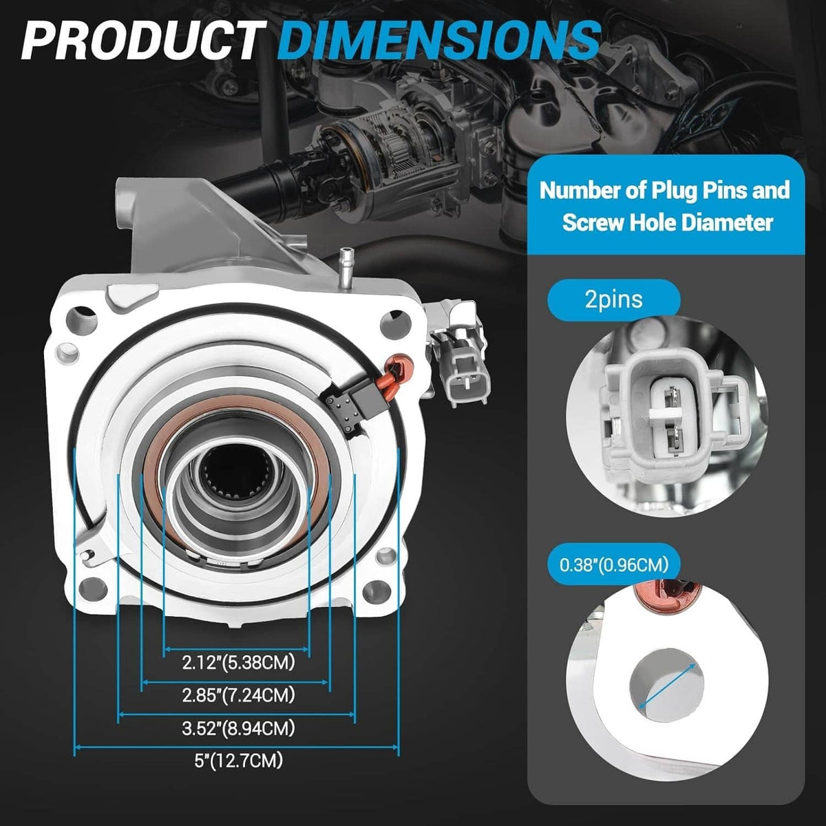 Solidspare For 2011-18 TOYOTA Sienna Rear Differential Viscous Coupler Coupling 41303-28013