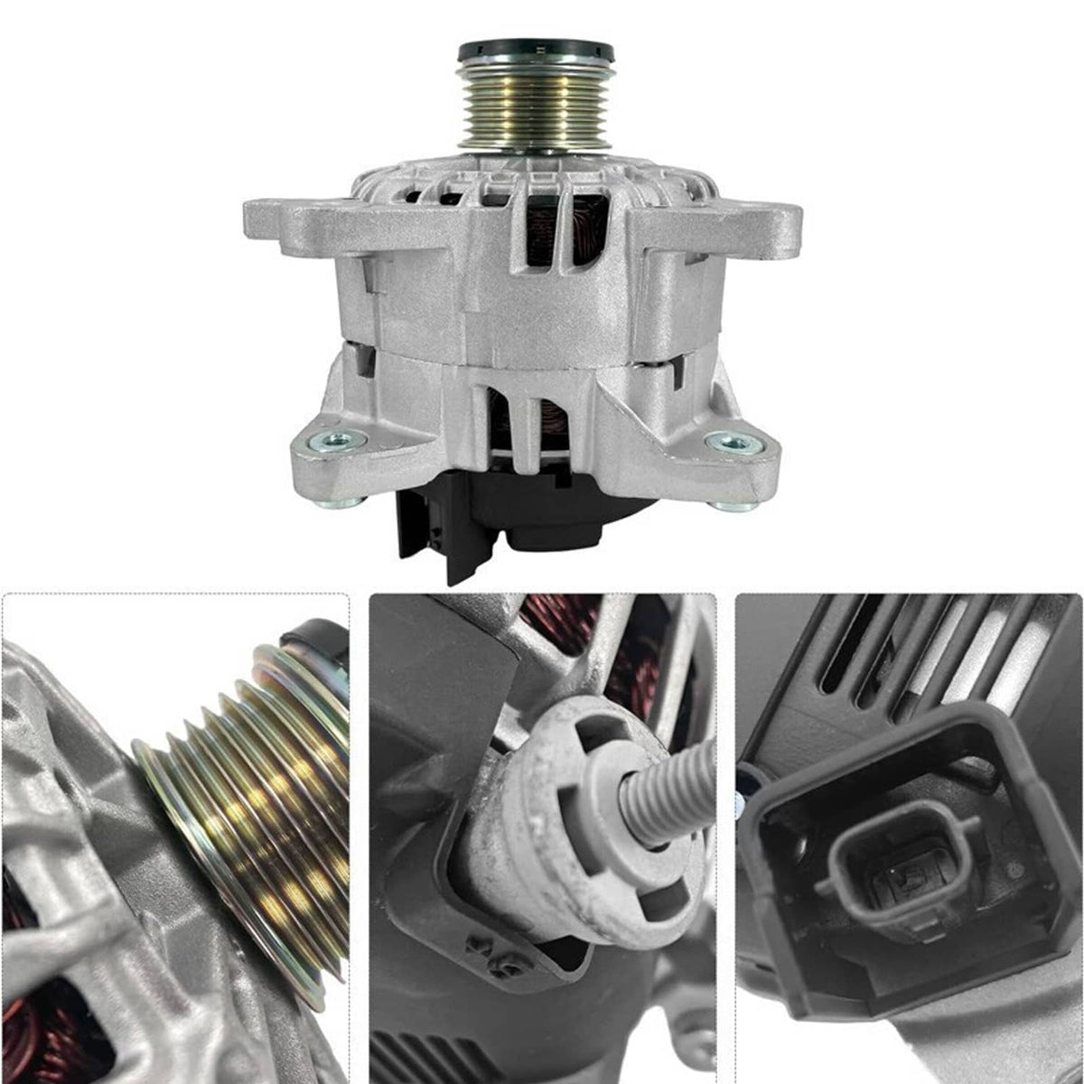 Solidspare New Engine Alternator For 2014-2018 Nissan Rogue S SL SV Advance Exclusive