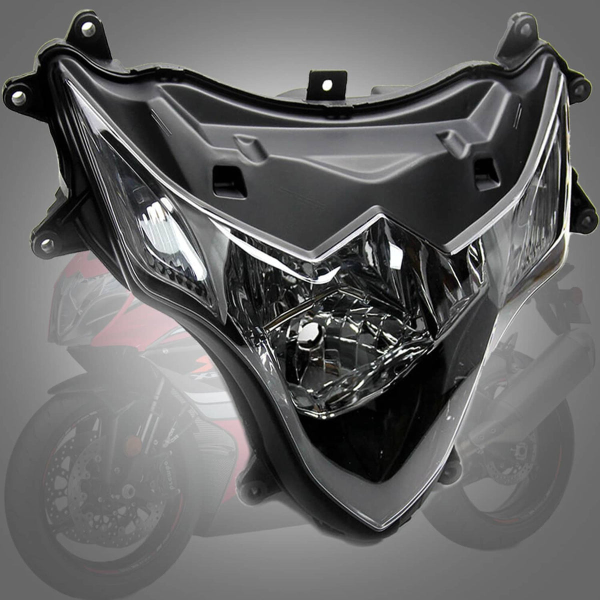 Solidspare Motorcycle Front Headlight Head Lamp For Suzuki GSXR1000 GSX-R1000 2009-2016 K9