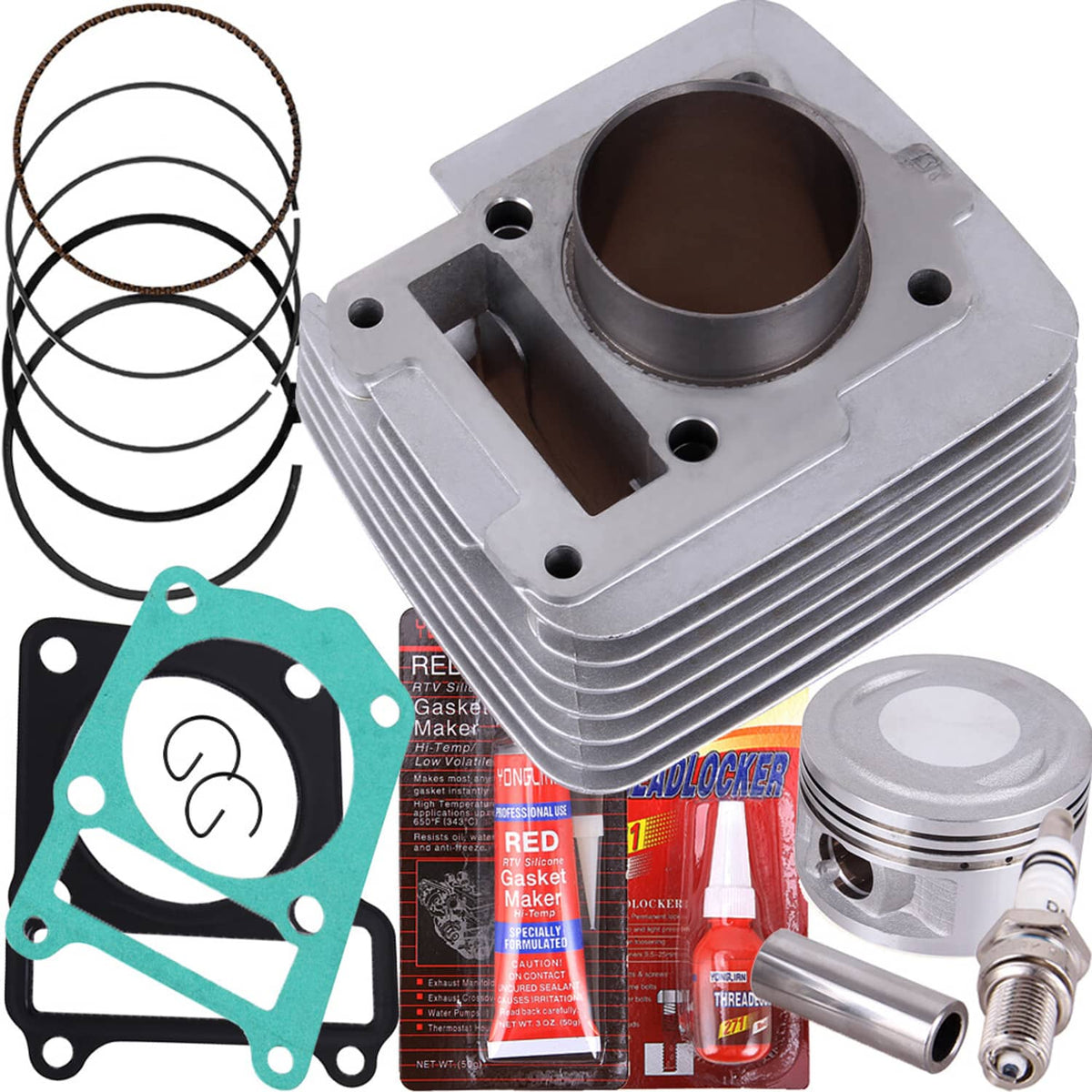 Solidspare For Yamaha 150CC Big Bore Cylinder Piston Kits TTR125 TTR125E TT-R125L 2000-2009