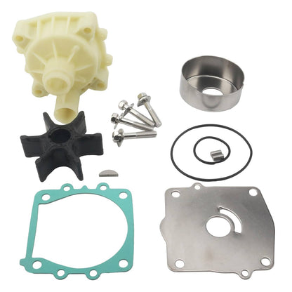 Solid Spare Yamaha Outboard Water Pump Impeller Kit Repl 6N6-W0078-00, 01 & 02 with housing