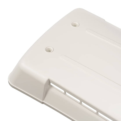Solidspare White Vent Cover #65528 w/ mounting hardware For Dometic Refrigerator Vents