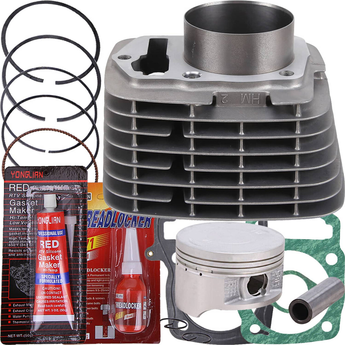 Solidspare Cylinder Piston Gasket Top End Kit Set For Honda CRF230F 2003-2019 67mm Big Bore