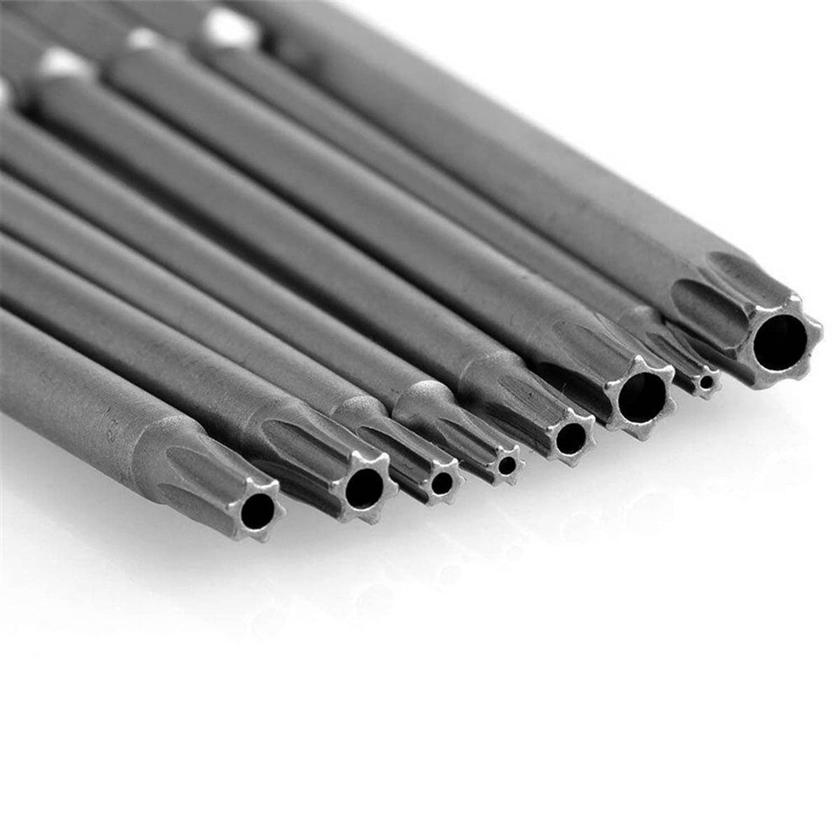 Solid Spare 12pcs T6-T40 Magnetic Head Torx Screwdriver Bit Set Security Tamper Proof Star