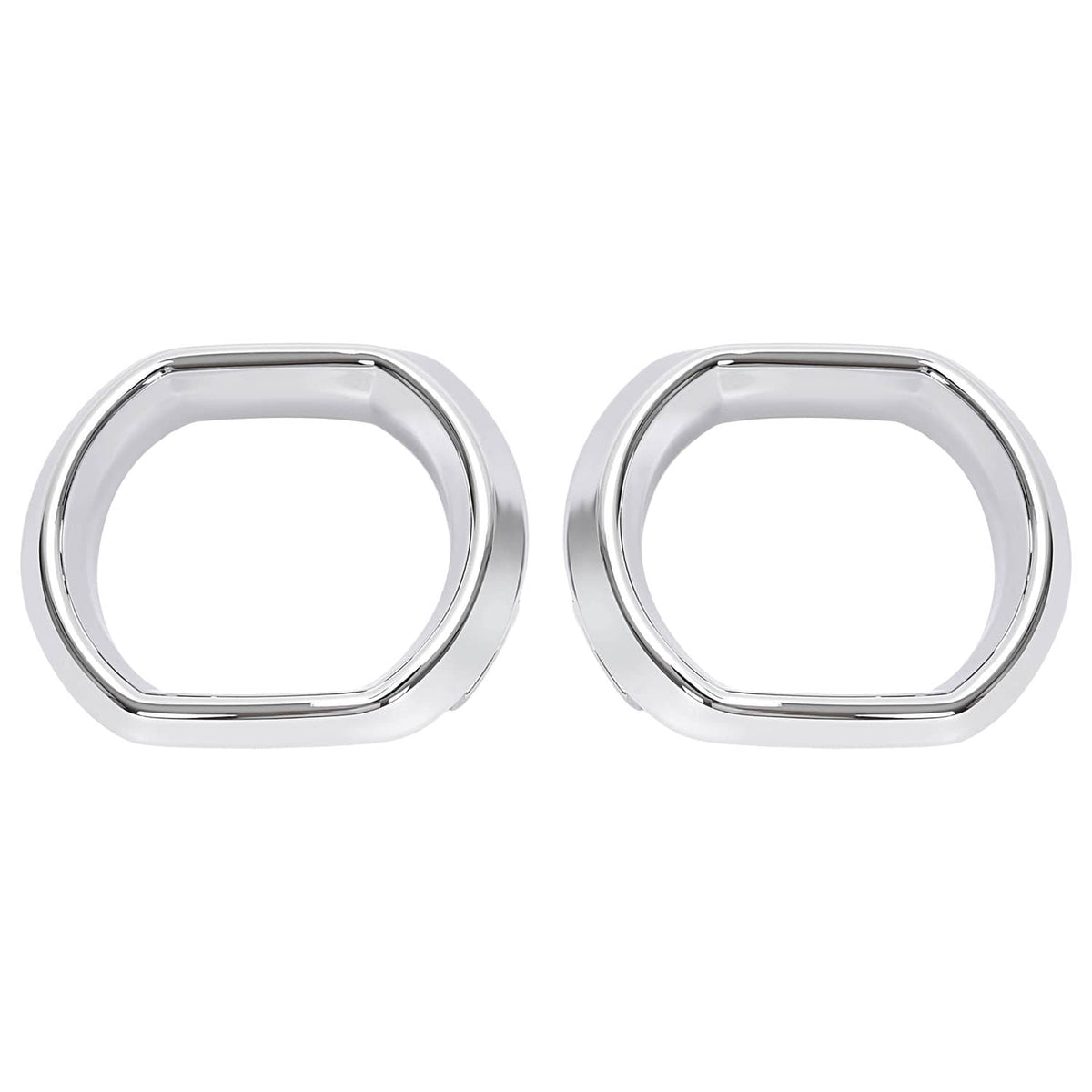 Solid Spare Driver & Passenger Side For GMC Acadia 2013-2016 Bumper Fog Light Trim Molding