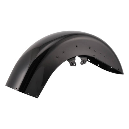 Solidspare Steel Wrap Front Fender Vivid Black For Harley Touring Street Road Glide 14-24
