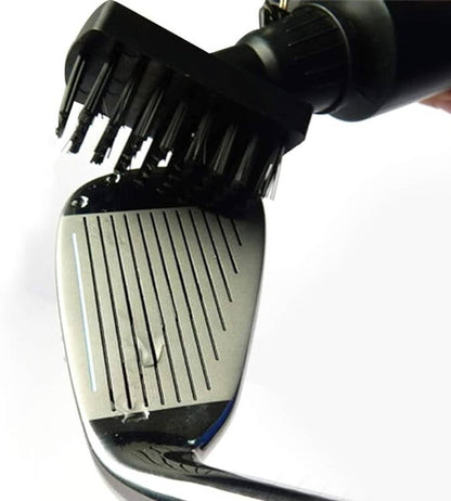 Solid Spare Golf Club Cleaner Brush Groove Cleaner with Water Bottle for Golf Ball Club