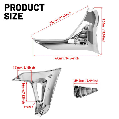 Solidspare Modified Triangle Cover For Honda GoldWing GL1800 2001-2011 2002 2003 2004 2005