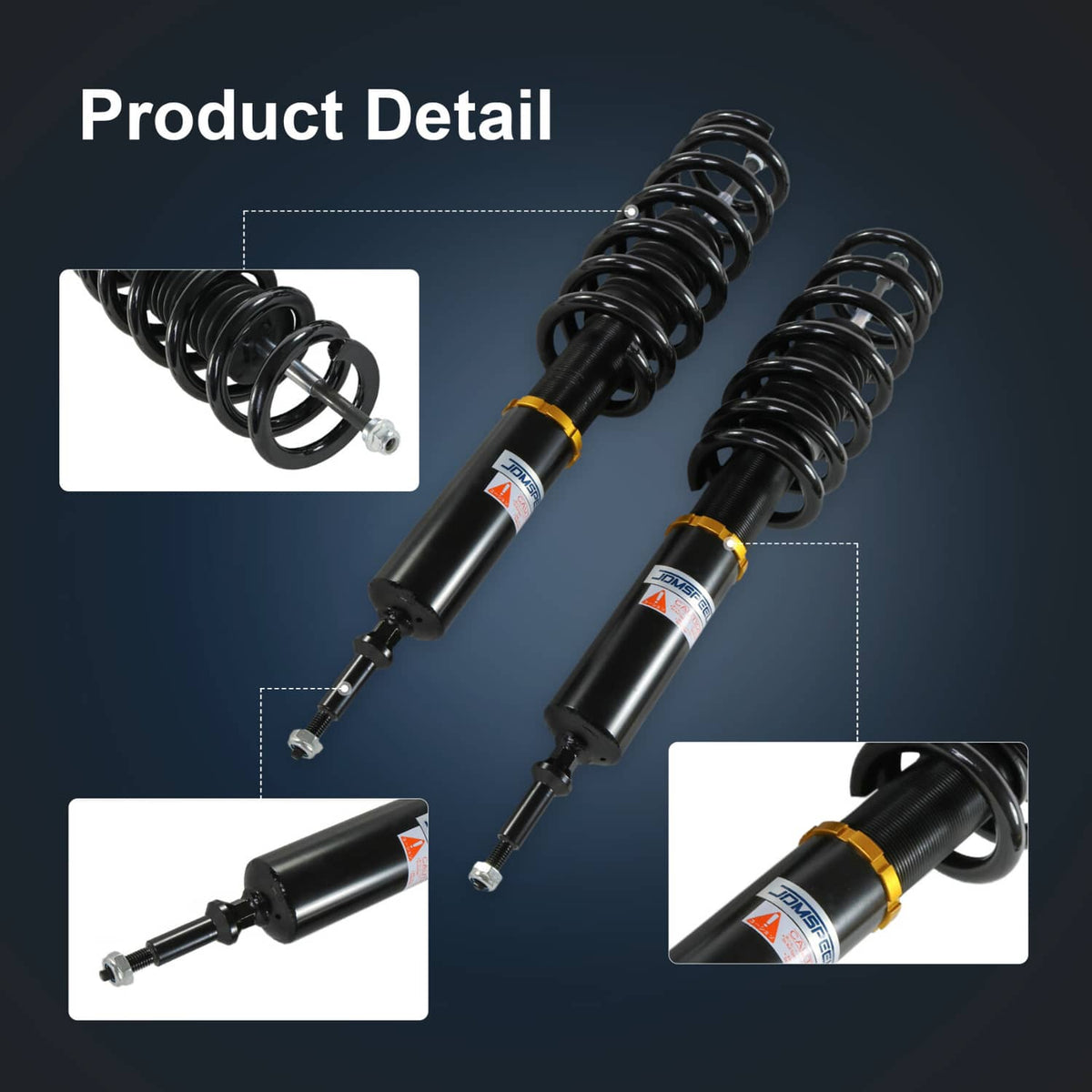 Solidspare Coilovers Suspension Kit For 2006-2013 BMW 3-Series E90 E91 E92 Adj Height