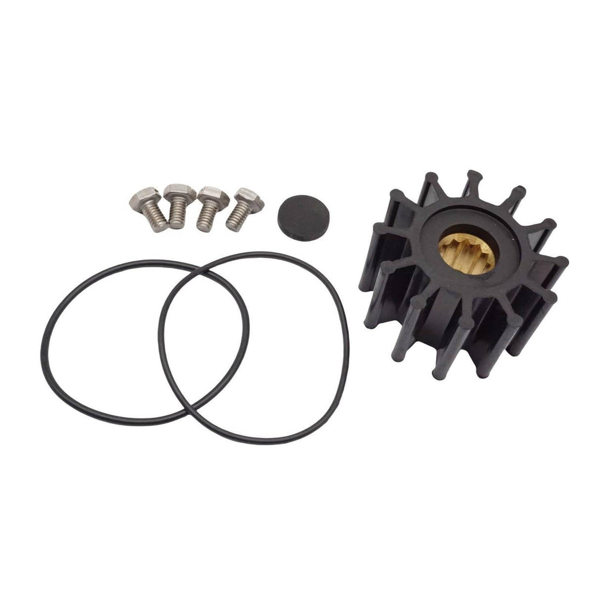 Solid Spare Yanmar Water Pump Impeller Kit Replaces 129670-42610 129470-42530 129470-42531
