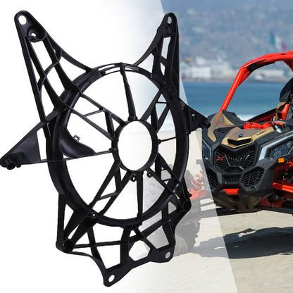 Solidspare Cooling Radiator Fan Cover Assembly Frame For 2017-2025 Can-Am Maverick X3 MAX