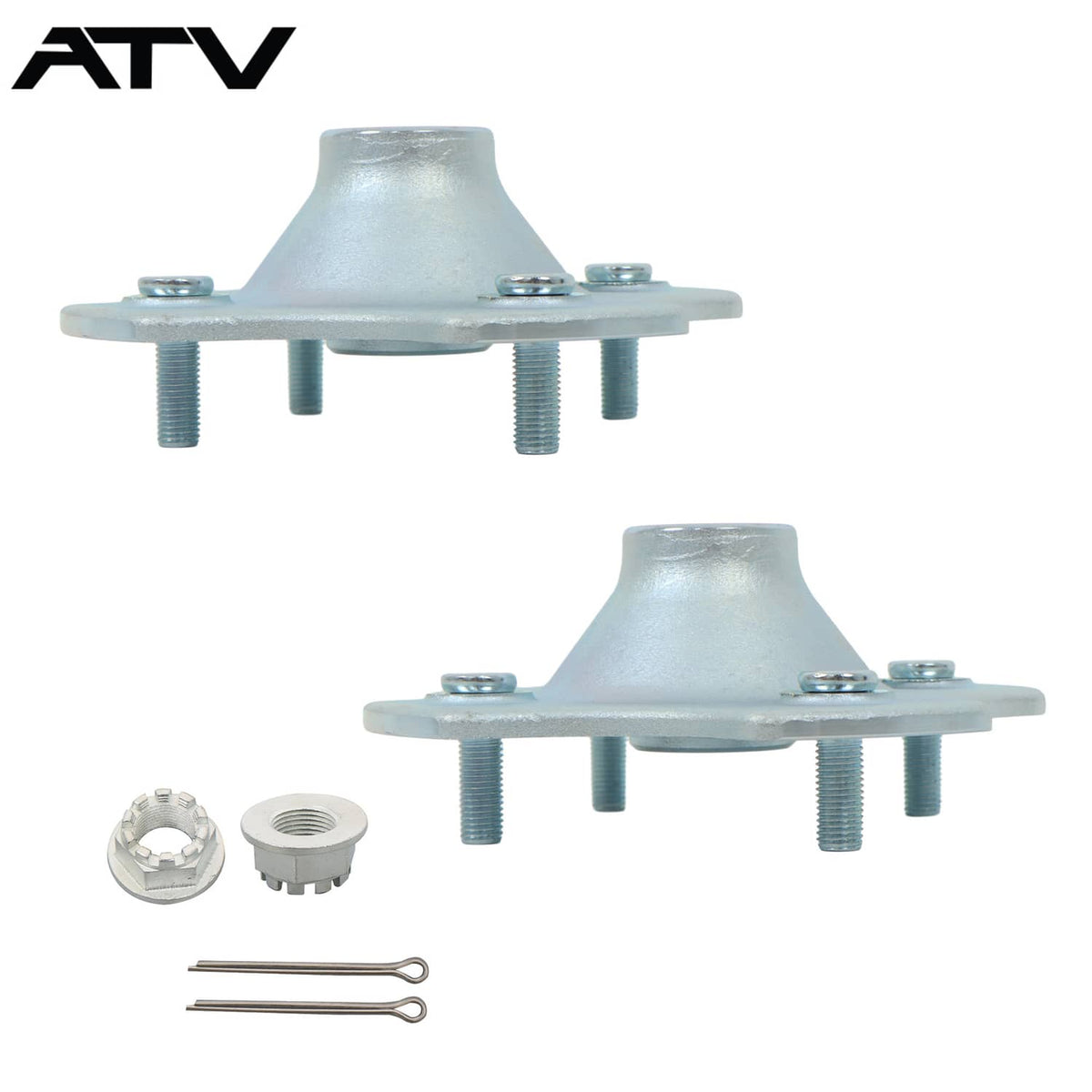 Solidspare 2 Rear Axle Wheel Hub Nut For Honda TRX250TM Recon 250 TRX250 TRX250TE 2X4 97-19