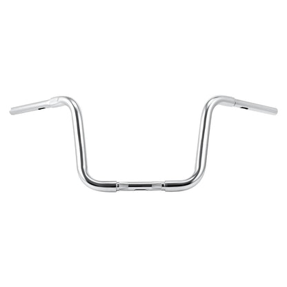 Solidspare Chrome 12" Ape Hanger 1 1/4" Handlebar Fit For Harley Sportster Softail Touring
