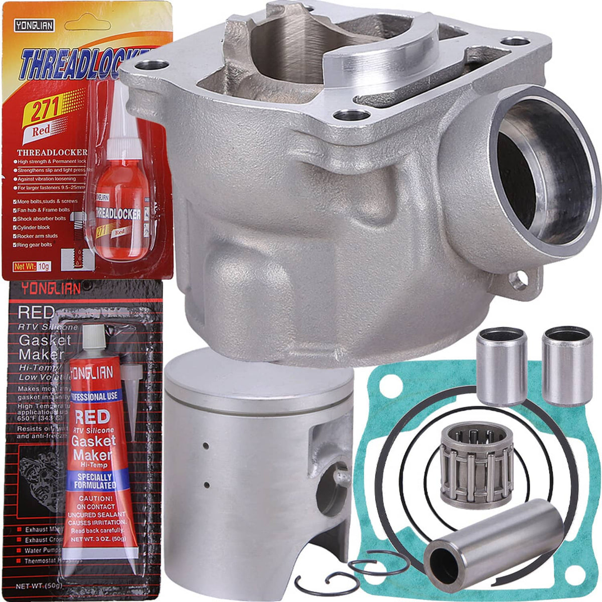 Solidspare Cylinder Piston Head Gasket Rebuild Kit For Yamaha YZ80 1993-2001 YZ85 2002-2020