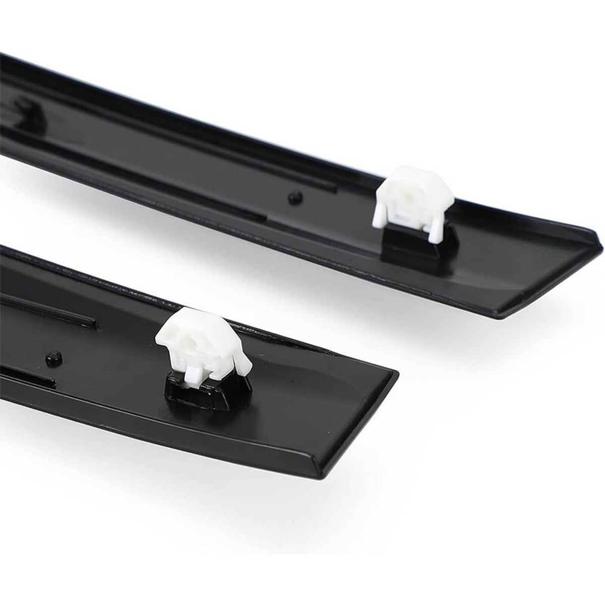 Solidspare Left & Right Side Window Molding Door Sash Trim For 1992-1995 Honda Civic Black