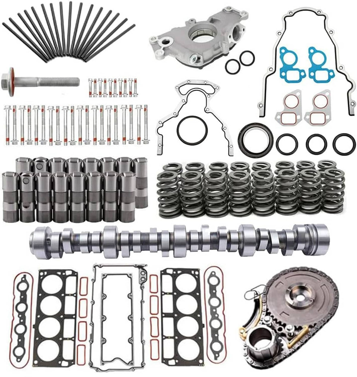Solidspare For Sloppy Mechanics Stage 2 Cam Lifters Kit For LS1 4.8 5.3 5.7 6.0 LS 12499225