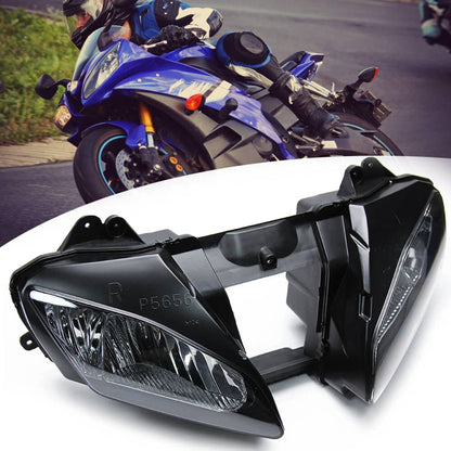 Solidspare Front Headlight for Yamaha 2006-2007 YZF-R6 Motorcycle Headlamp Assembly