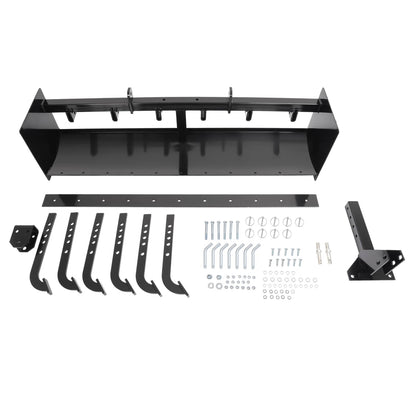 Solidspare 55" Tow Behind Box Scraper Blade Three-Point Quick Hitch For Cat 0 Cat 1 Tractor