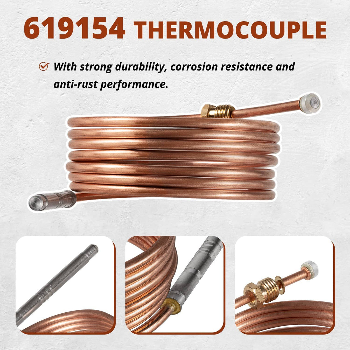Solidspare For Norcold 619154 N300 Series Refrigerator Replacement Thermocouple 2 Way 3 Way