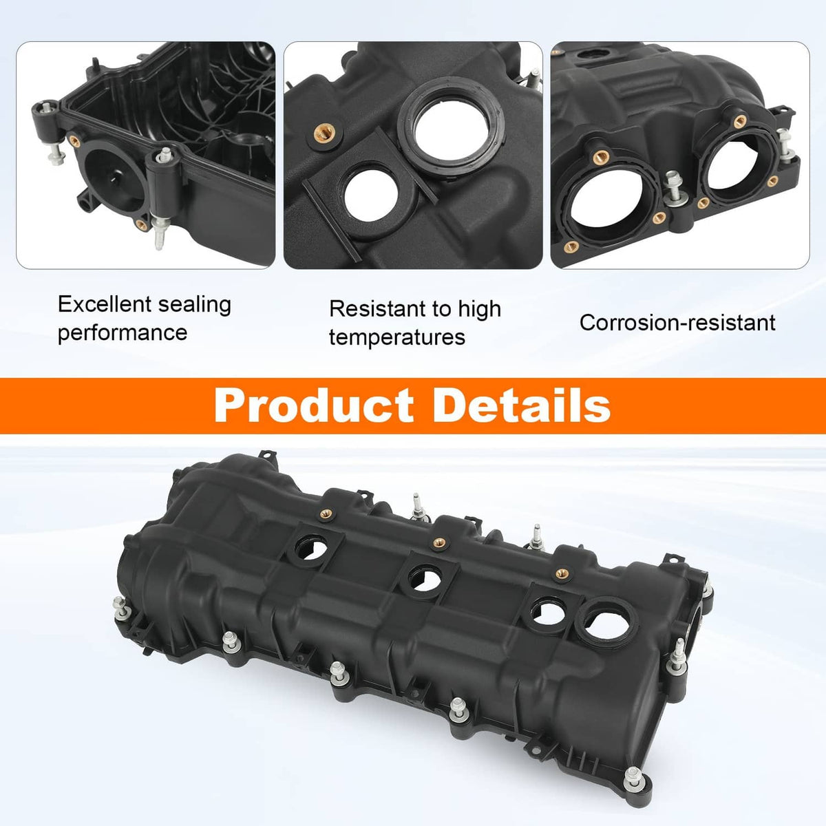Solidspare Engine Valve Cover Assembly Passenger Side RH fit for Dodge Chrysler Jeep 3.6L