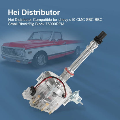 Solidspare New HEI Distributor For V8 CHEVY 396 427 283 305 307 327 350 454 400 SBC BBC
